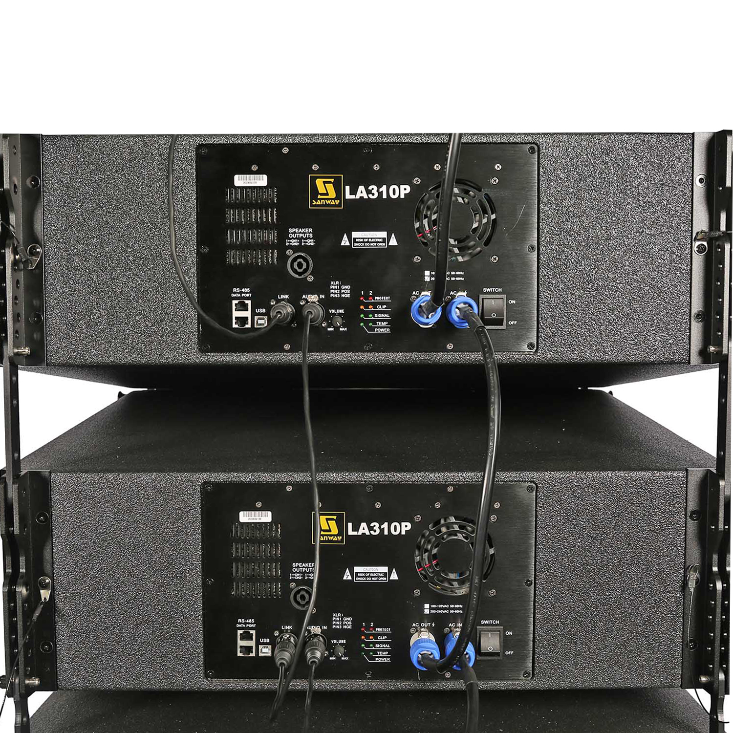 LA310P和LA215P双重10英寸3路​​Pro Audio紧凑线阵列