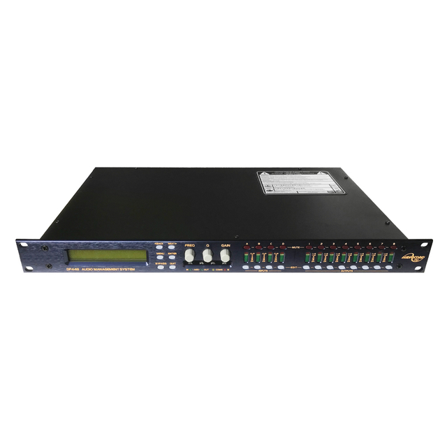 DP448数字音频处理器4in 8 OUT DSP扬声器管理系统