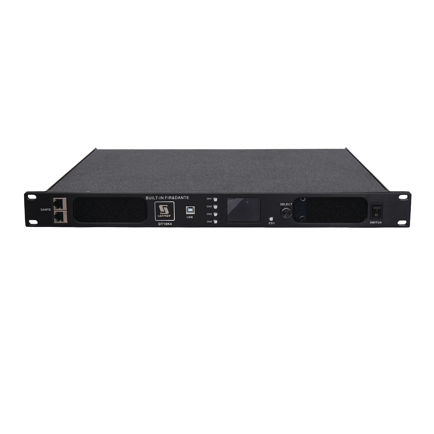 DT18K4 4频道18000W D级D Dante专业数字音频功率放大器 