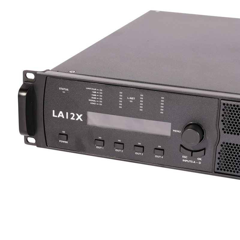 LA12X 12000W 4频道D级音频DSP功率放大器