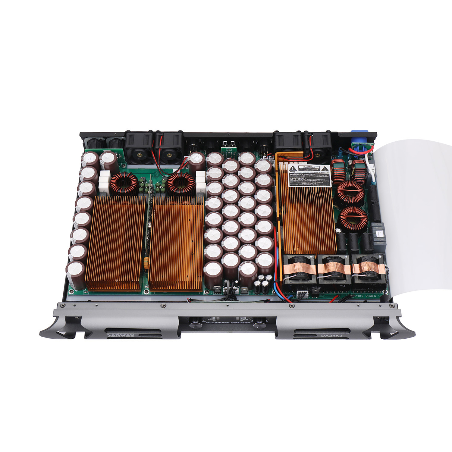 DA24K2 12600W 2频道1U类D PA低音炮放大器